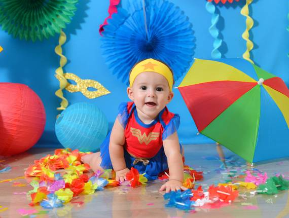 Ensaio Infantil de Clara- mini ensaio carnaval e verão