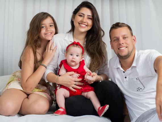 Ensaio Infantil de Alice - 5 meses - Acompanhamento trimestral