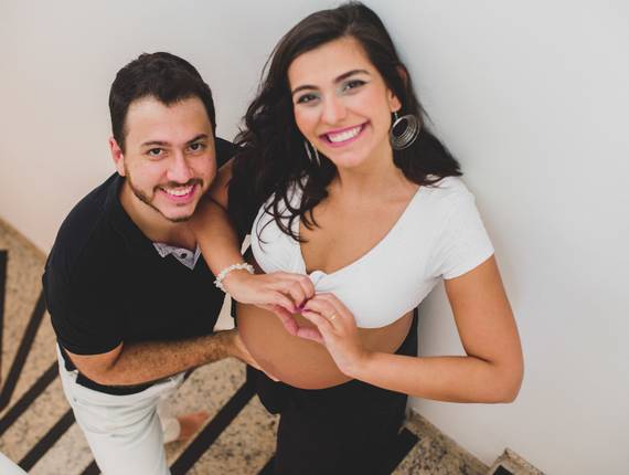 Gestantes de Marina -Ensaio em casa