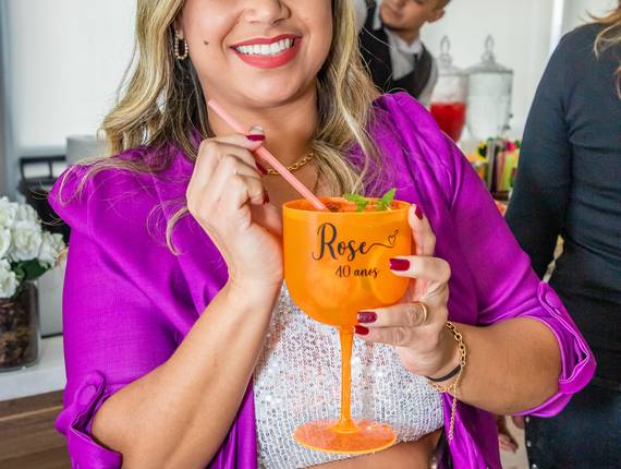 Aniversário de Aniversário Rose 40 anos