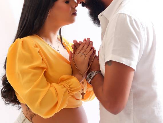 gestante de Ensaio Gestacional - Amanda Tuanny