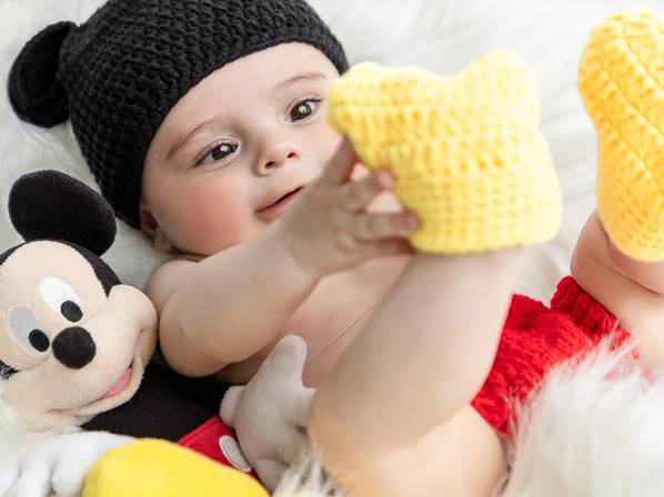 Bebés e Crianças de Sessão Fotográfica Bebé  - Sessão Acompanhamento Mensal- Fotografia de Bebés Porto - Matheus