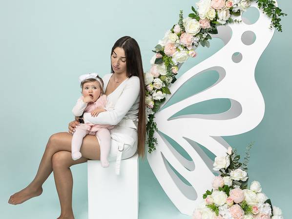 Bebés e Crianças de Sessão dia da Mãe