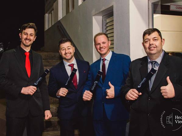 Formatura de Jonatas, Márcio, Felipe e Eduardo