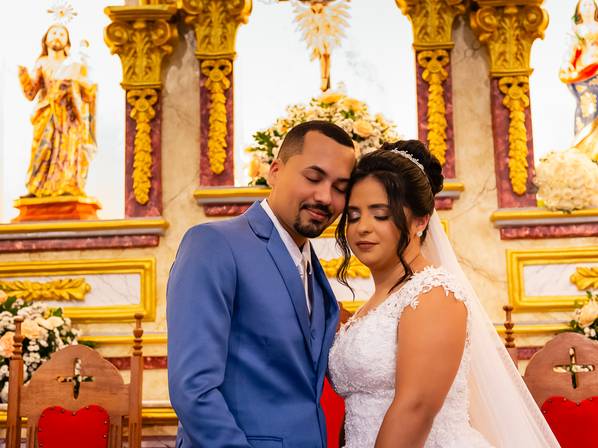Casal de Casamento de Thaylla e Emerson