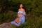 Ensaio Gestante de Letty Silva
