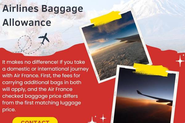 Air France Airlines Baggage Allowance Skynair