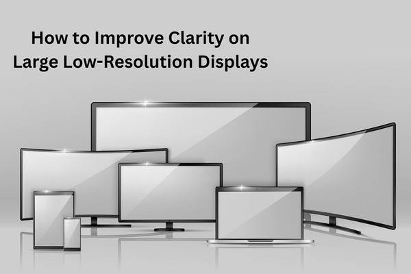 Low Resolution 600 How to Improve Clarity on Large Low-Resolution Displays