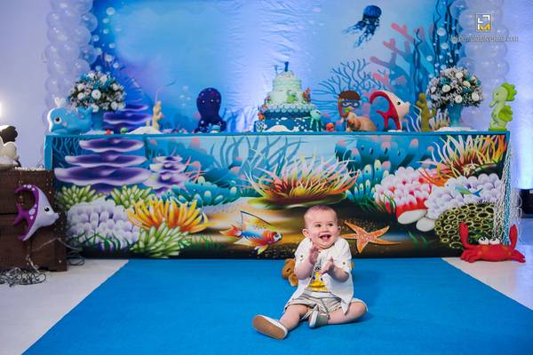 Get Wallpaper Festa Infantil Theo No Fundo Do Mar 1 Ano Pouso Alegre Desktop Wallpaper Free