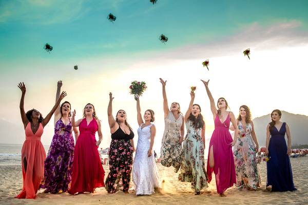 Madrinhas de casamento coloridas hotsell