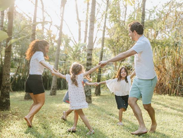 Família de Manu, Helen e Cathe...