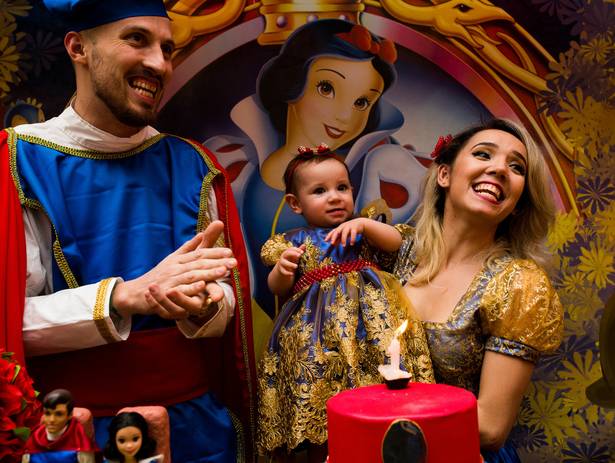 Aniversário Infantil  de Alice, 1 ano