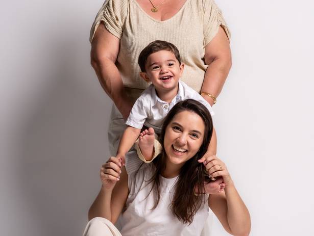 Ensaio de Ensaio Dia das Mães - Letícia, Juliana e Matteo Gadioli