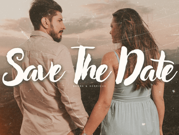 - Save The Date de Bruna e Henrique