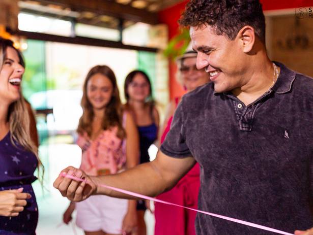 Chá revelação  de Flavia e Marcos 