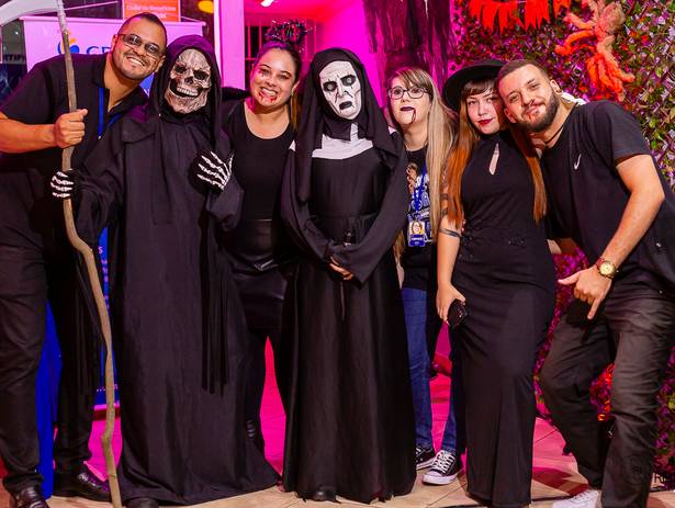 Publicidade de Halloween na Speech