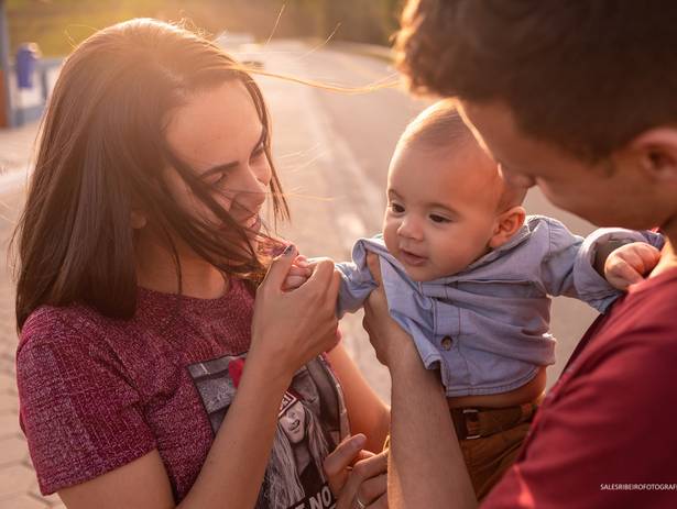 Família de Robert e Nicolly
