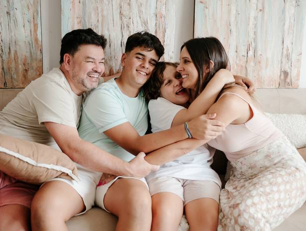 Bebês e Famílias de Ensaio Família 