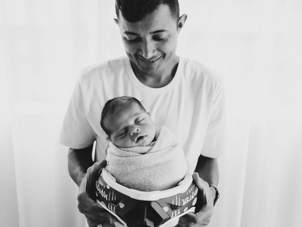 Ensaio Newborn de Ensaio Newborn em estúdio - Henry