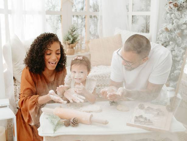 NATAL de Ensaio de Natal em estúdio