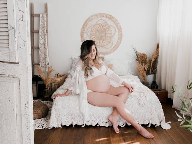 Ensaio Gestante de Daniela - Ensaio Gestante Estúdio