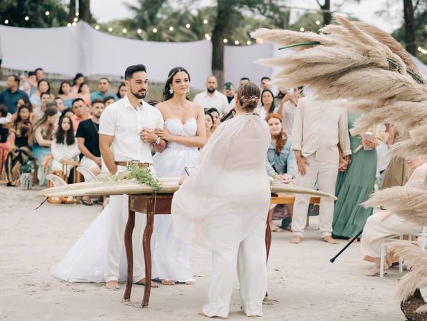 Casamento na Praia  de Casamento na Praia de lha Comprida - SP