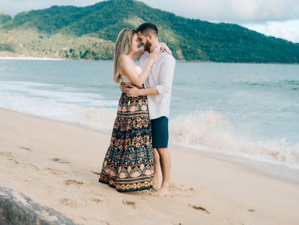 Pré Wedding de Ensaio Pré-Casamento em Boiçucanga – São Sebastião: Cenário Perfeito para o Seu Pré-Wedding