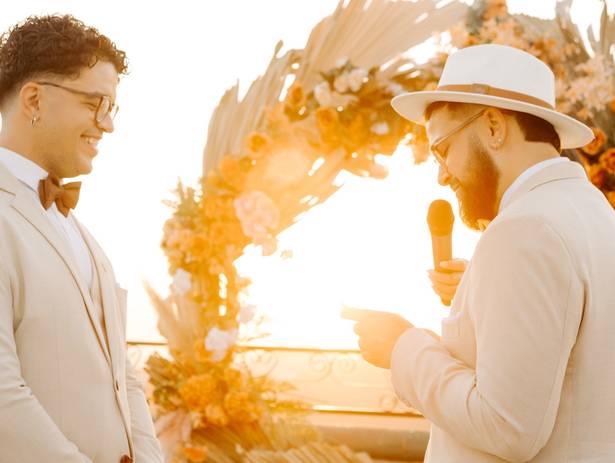 Casamento no Campo de Casamento Homoafetivo no Monte Serrat - Santos/SP