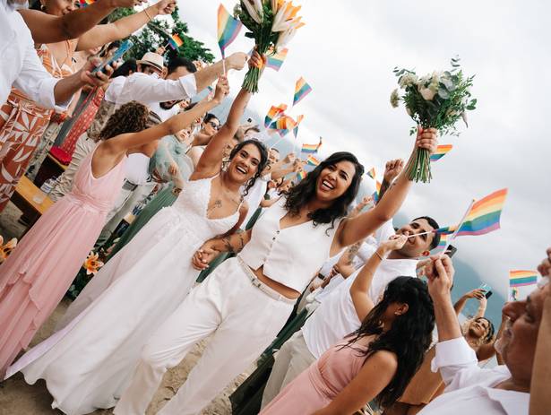 Casamento na Praia  de Casamento Homoafetivo na Praia em São Sebastião/SP