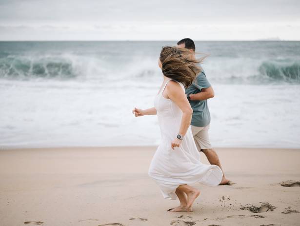 Pré Wedding de Ensaio Pré Casamento na Praia de Boiçucanga em São Sebastião - SP