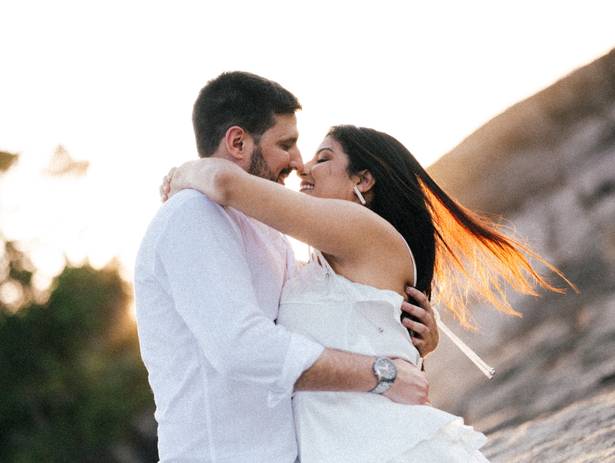 Pré Wedding de Ensaio Pré-Wedding em Camburizinho ao Amanhecer