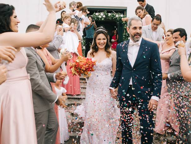 Casamento em Igreja de Casamento no Monte Serrat em Santos-SP