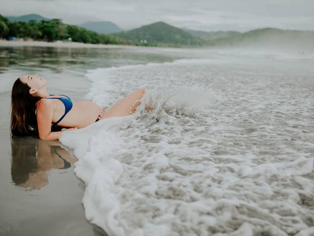 Ensaio Familia de Ensaio Gestante na Praia da Barra do Sahy