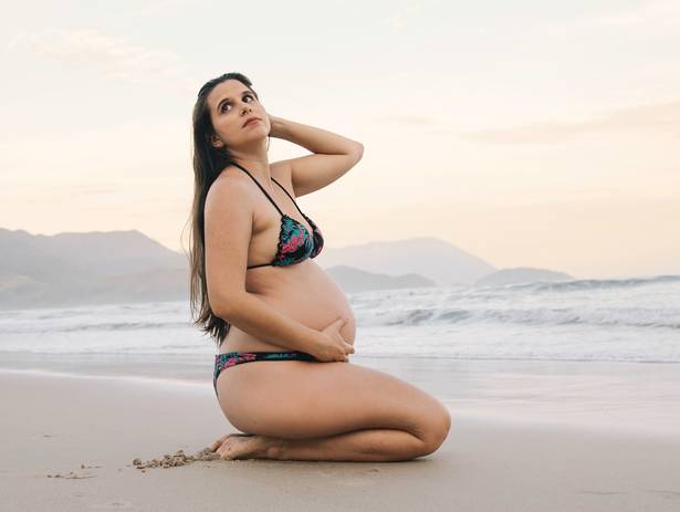 Ensaio Gestante de Ensaio Gestante na Praia de Maresias