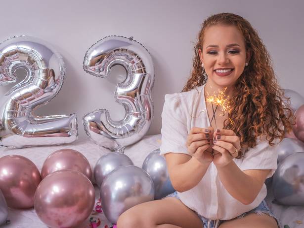 Ensaio Feminino de Ensaio de Aniversário Caroline