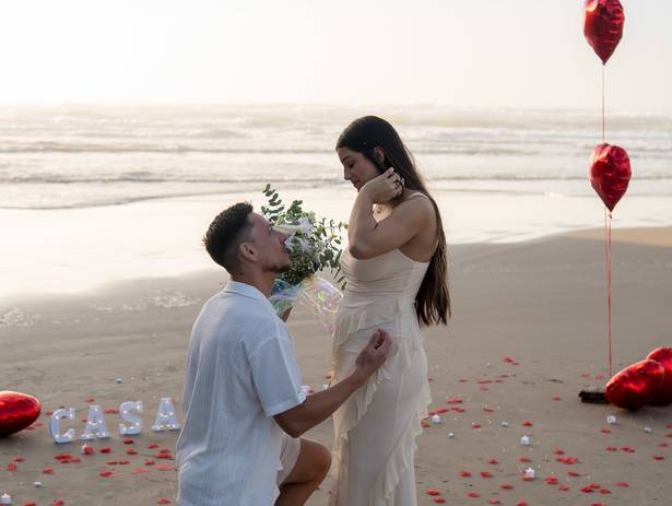 quadros de Gabriel e Evelin - Pedido de Casamento 