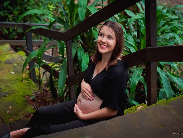 Gestante de À espera da Eduarda 