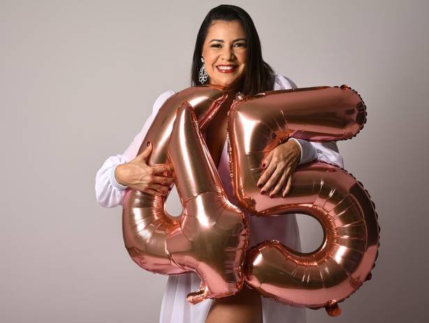 ENSAIO DE ANIVERSÁRIO de Cerise 45 anos