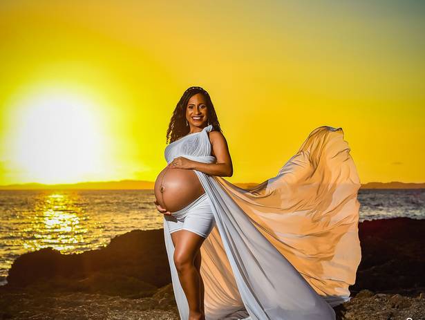 GESTANTE E FAMÍLIAS de A doce espera Beatriz e Bella