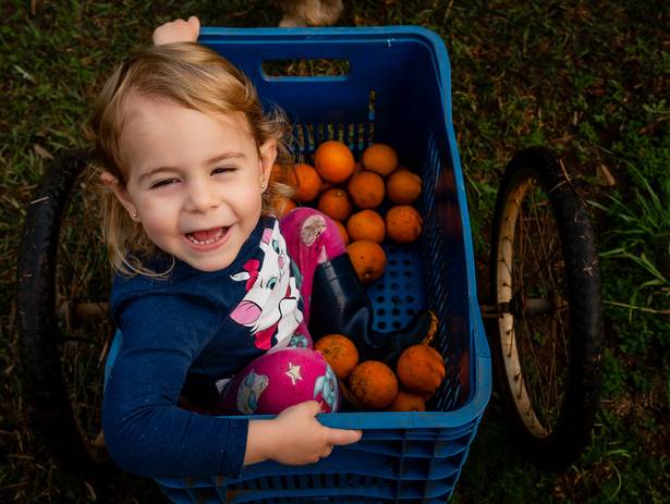 Ensaio Criança de Uma manhã com a Laura