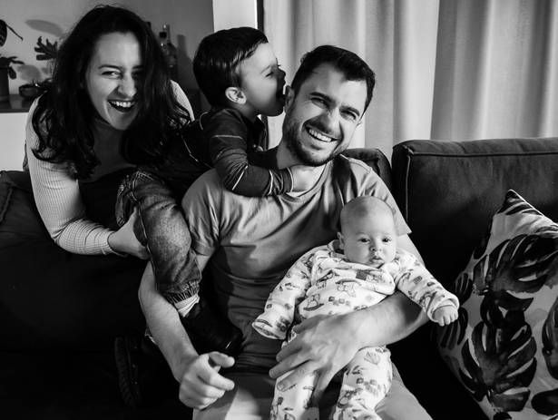 Ensaio Família de O Mundo Começa em Casa