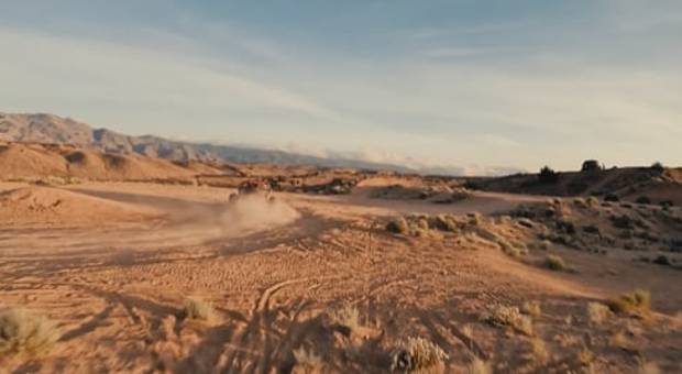 Color Grading de Rally in desert