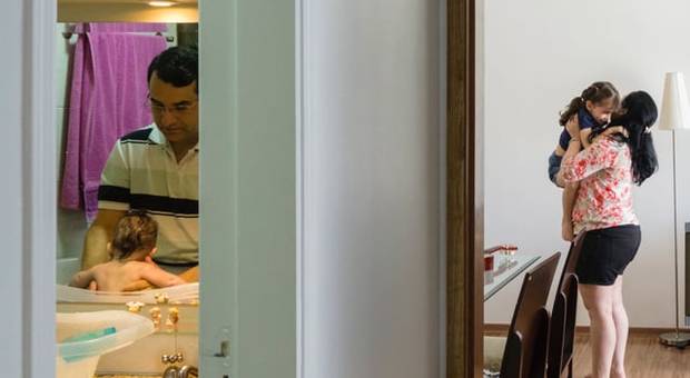 Família de Família Piva Lima - Ensaio em Casa