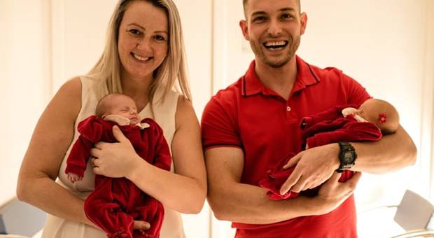 Nascimentos de Chegada da Liz e da Lívia