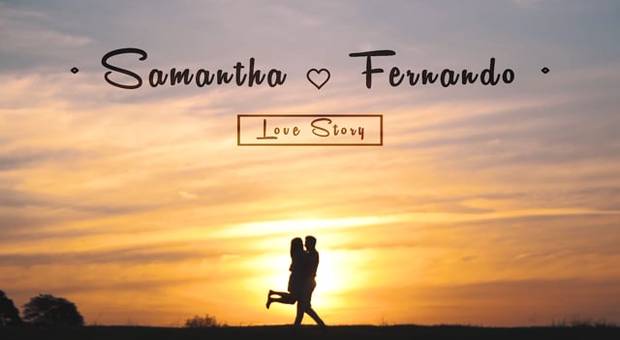 Casamentos de Samantha e Fernando - Love Story