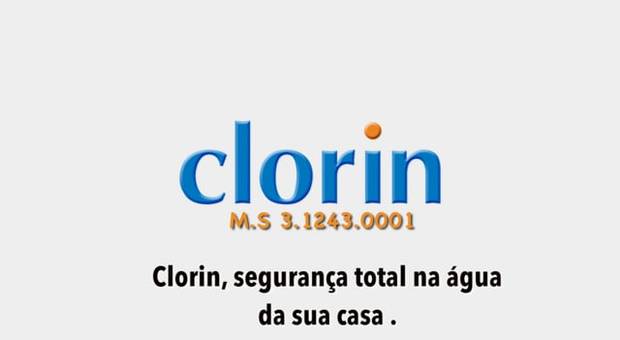 Institucional  de Clorin- Pastilhas para purificação da Água