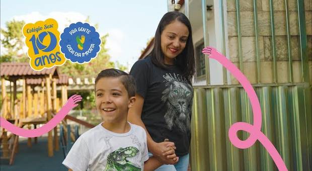 Institucional de Miguel e Aline | 10 anos do Colégio Sesc