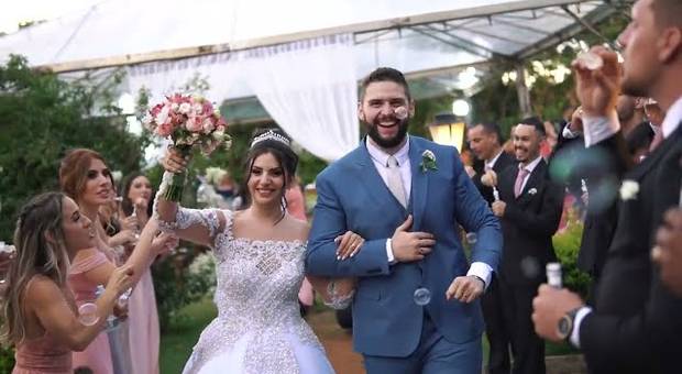 Casamento de Filmagem de um casamento lindo no Castelo dos Vinhais em Vinhedo - Emilly e Guilherme