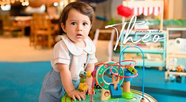 Filme dos Pequenos de Primeiro aninho Theo
