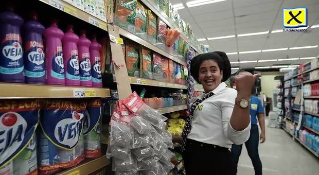 Captação e criação de vídeo de Reinauguração supermercado X